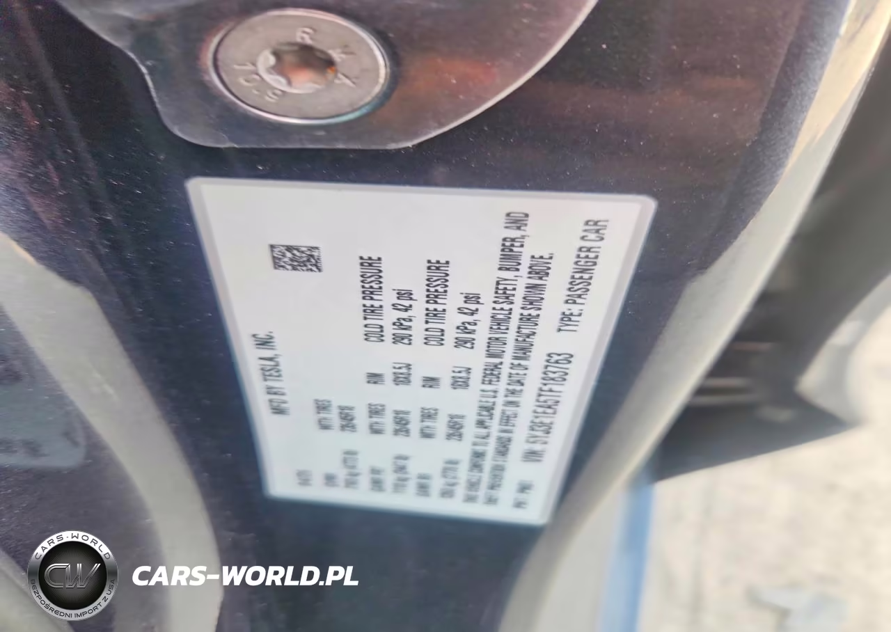 2026 Tesla Model 3 Premium Awd VIN:5YJ3E1EA5TF183763 - 13