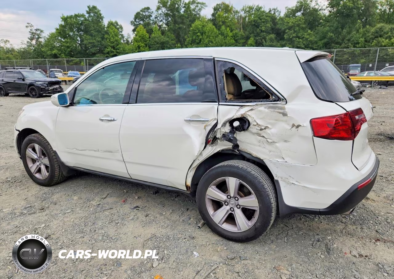 2013 Acura Mdx VIN:2HNYD2H27DH524542 - 2