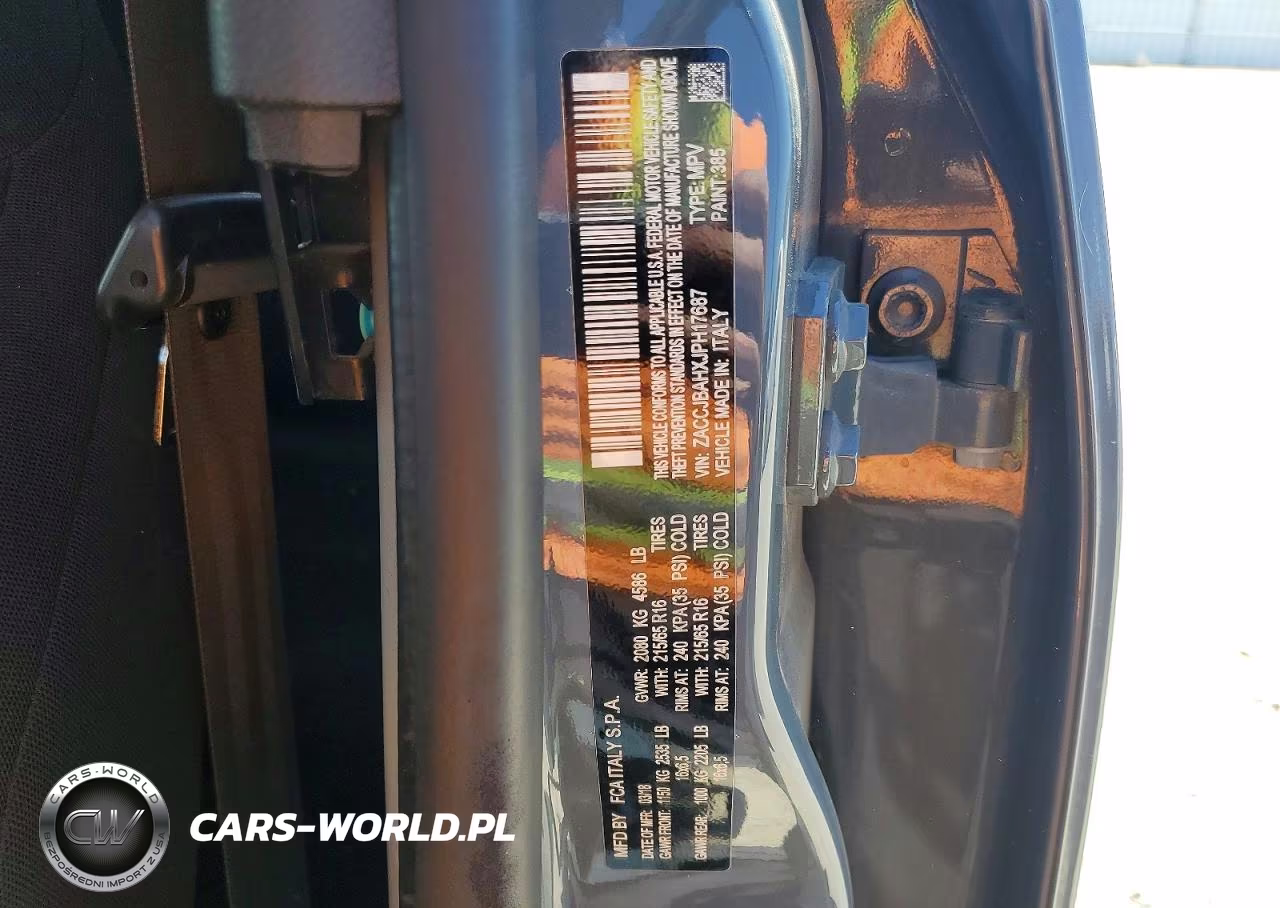 2018 Jeep Renegade Sport VIN:ZACCJBAHXJPH17687 - 12