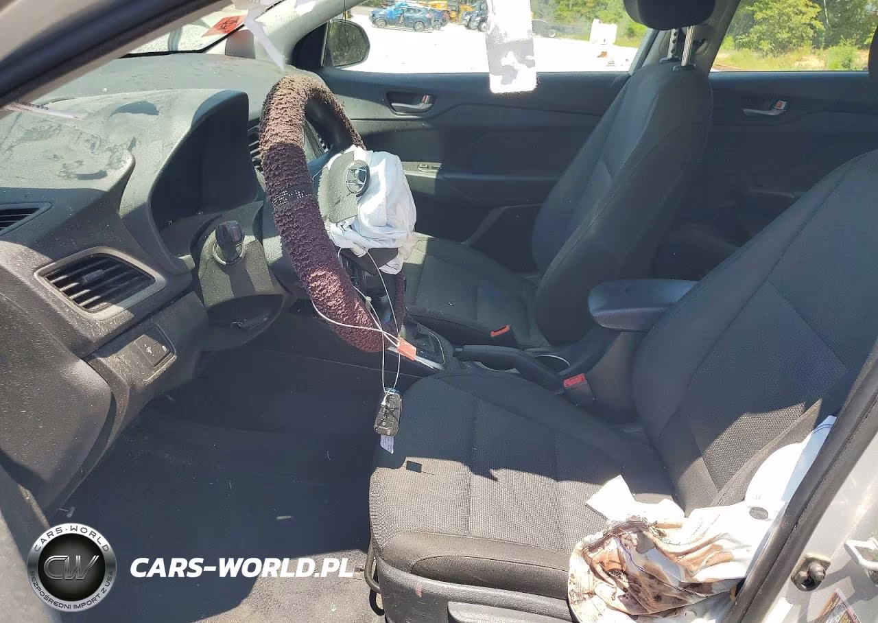 2021 Hyundai Accent Sel VIN:3KPC24A62ME133891 - 7