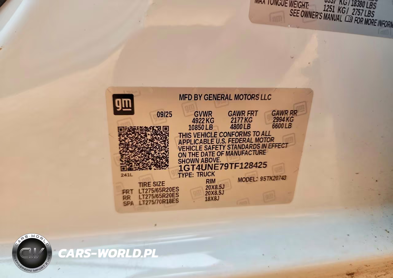 2026 GMC Sierra K2500 Slt VIN:1GT4UNE79TF128425 - 13