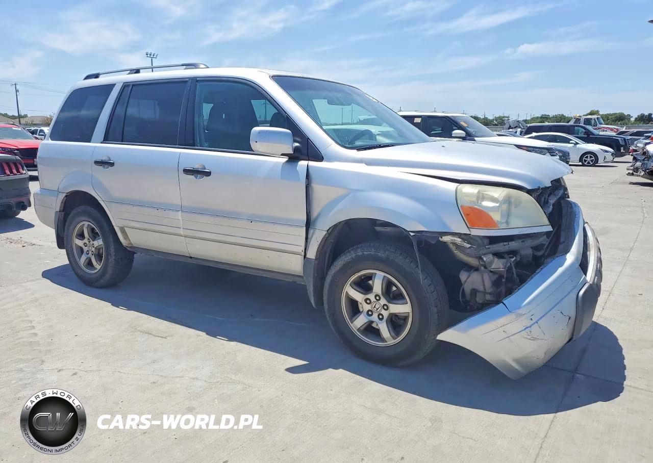 2005 Honda Pilot Exl VIN:5FNYF18605B034240 - 4