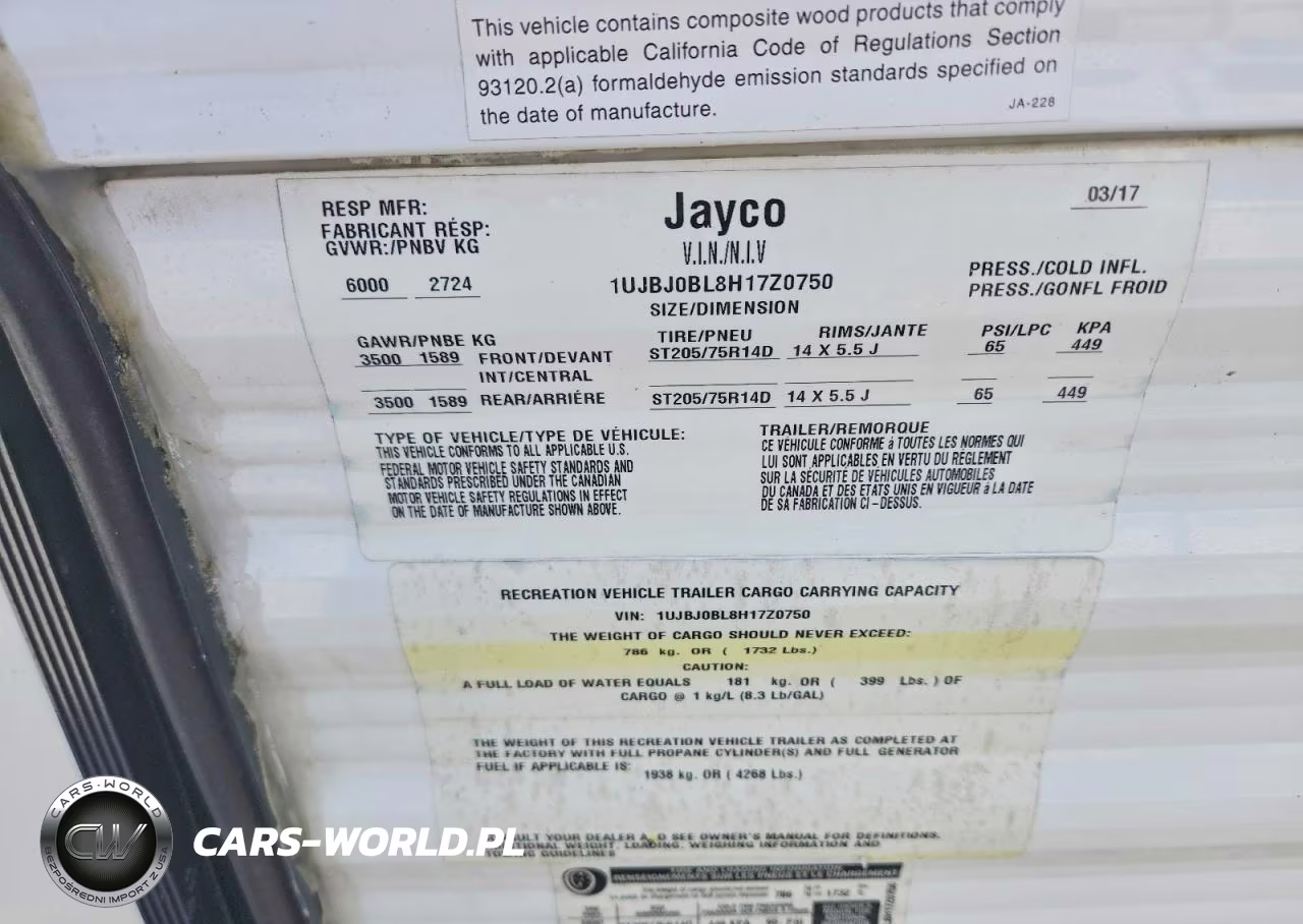 2017 Jayco Jay Recreational Vehicle (Rv) VIN:1UJBJ0BL8H17Z0750 - 10