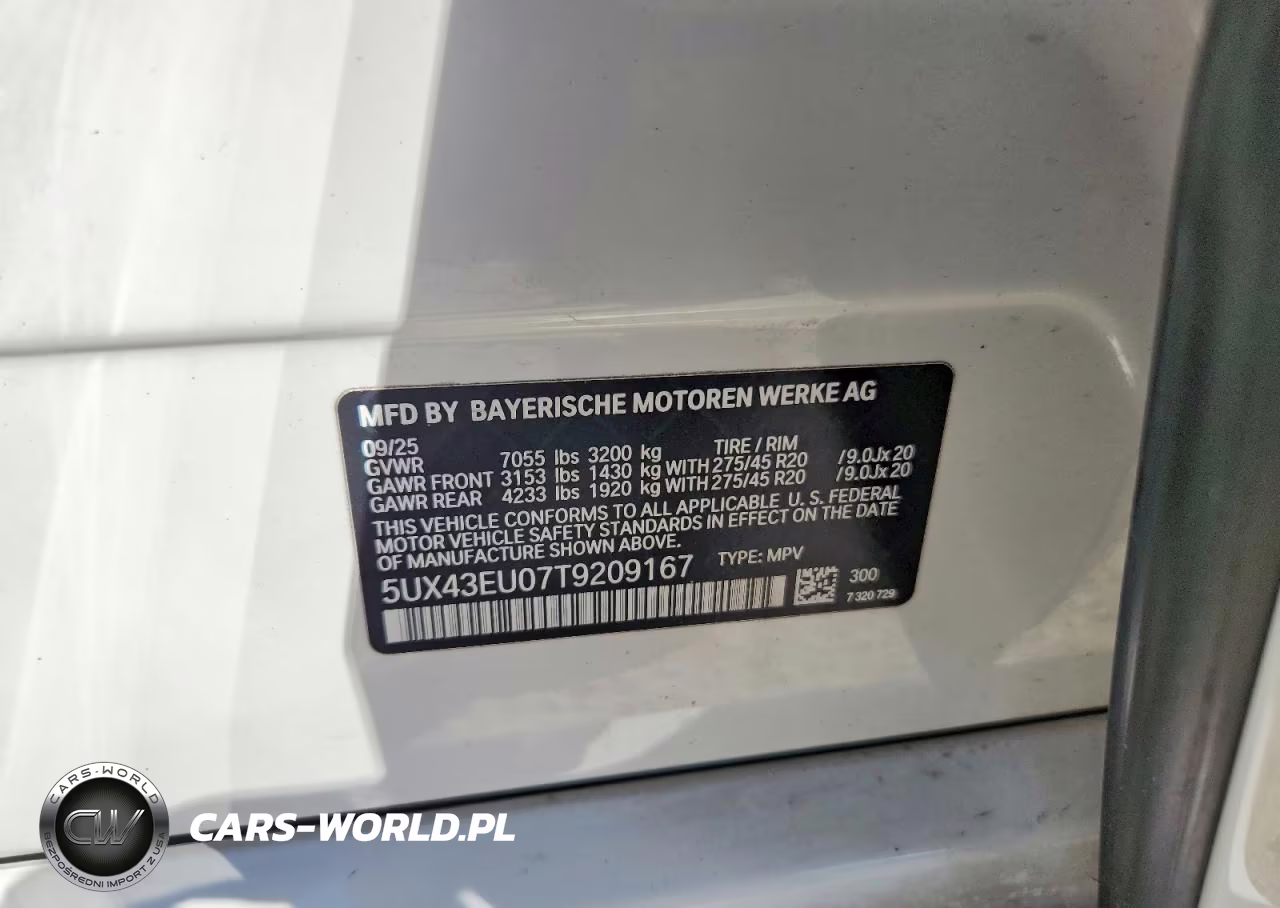 2026 BMW X5 xDrive50E VIN:5UX43EU07T9209167 - 14