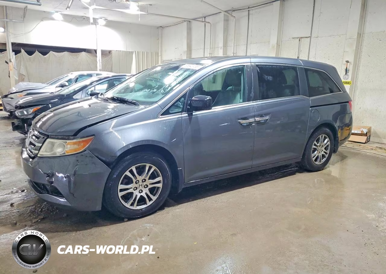 2012 Honda Odyssey Exl VIN:5FNRL5H63CB144992 - 1