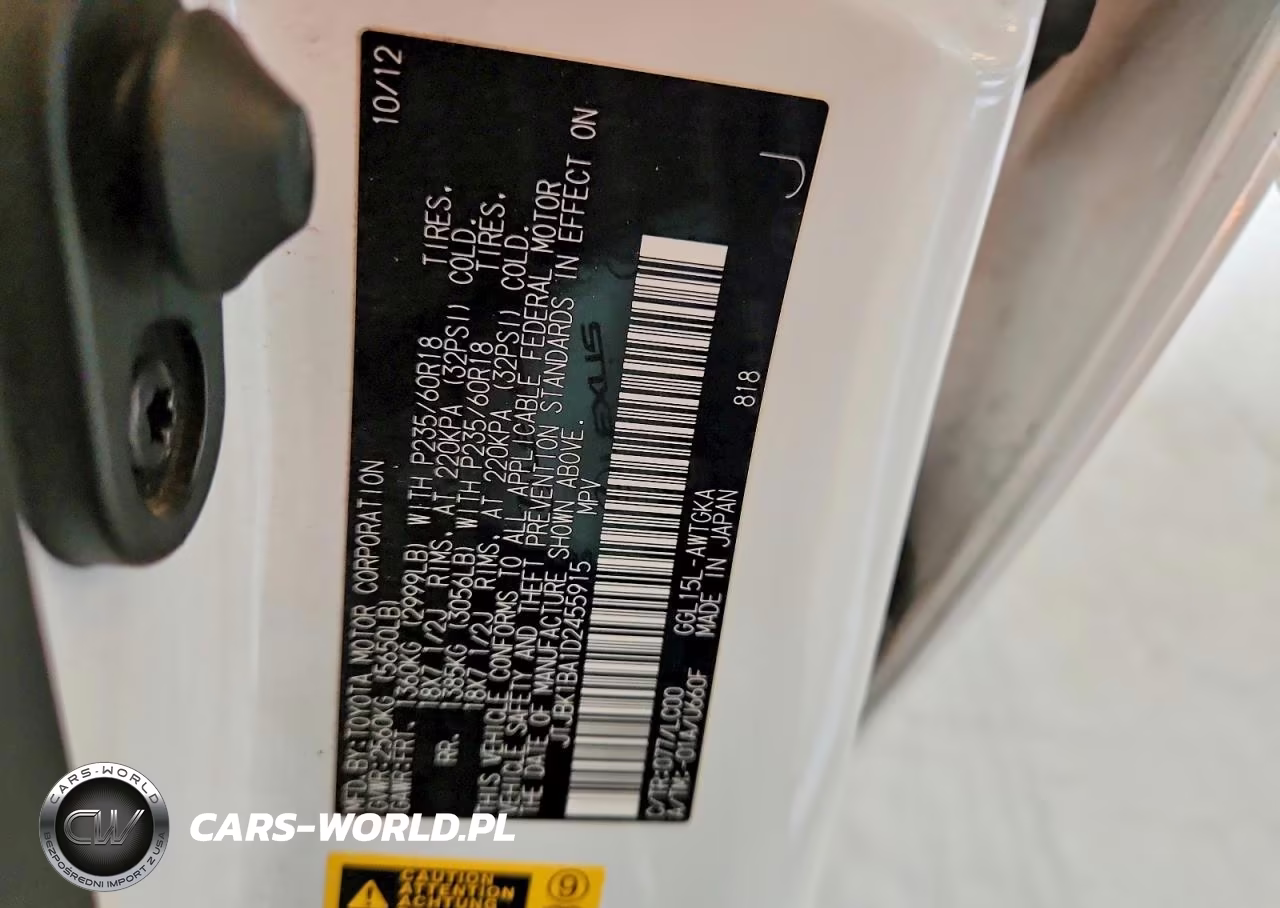 2013 Lexus Rx 350 Base VIN:JTJBK1BA1D2455915 - 13