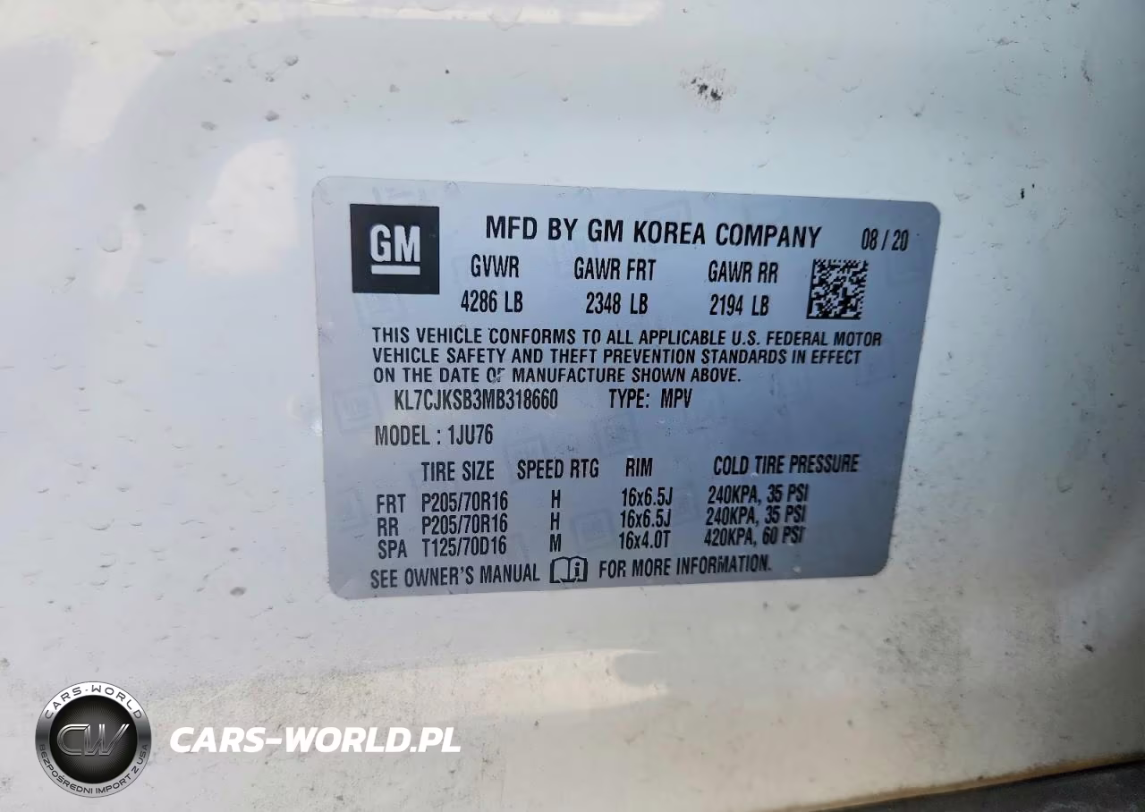 2021 Chevrolet Trax Ls VIN:KL7CJKSB3MB318660 - 13