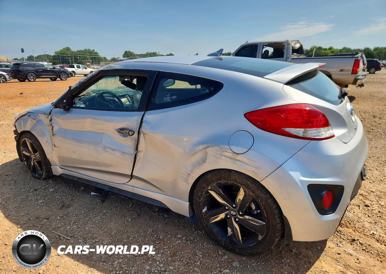 2015 Hyundai Veloster Turbo VIN:KMHTC6AE4FU231644 - 2