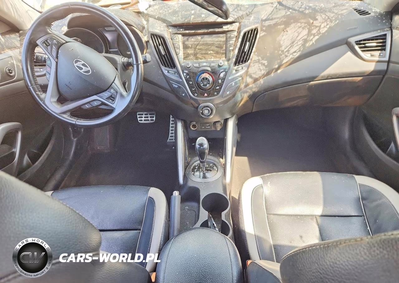 2015 Hyundai Veloster Turbo VIN:KMHTC6AE4FU231644 - 8