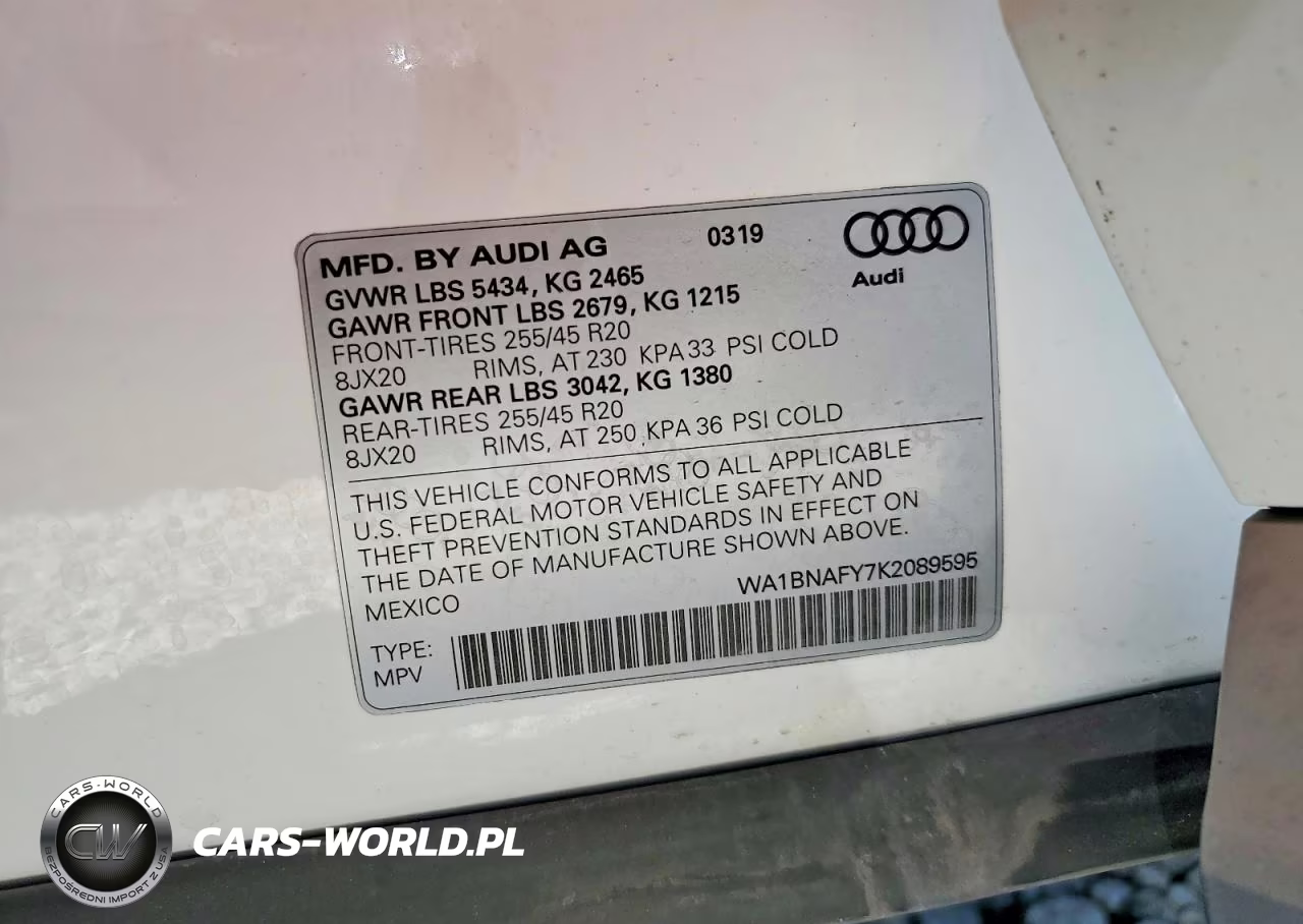 2019 Audi Q5 Premium Plus VIN:WA1BNAFY7K2089595 - 14