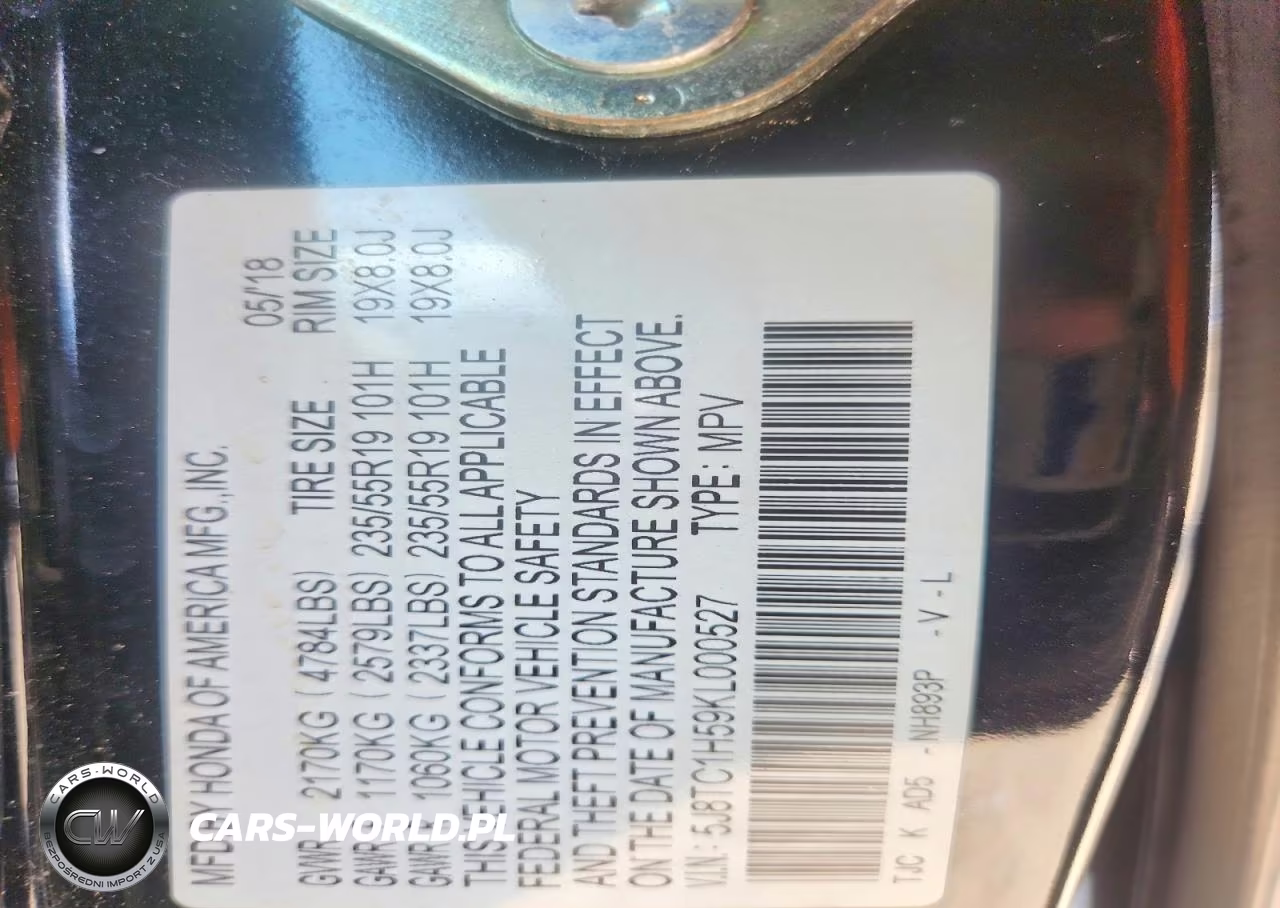 2019 Acura Rdx Technology VIN:5J8TC1H59KL000527 - 13