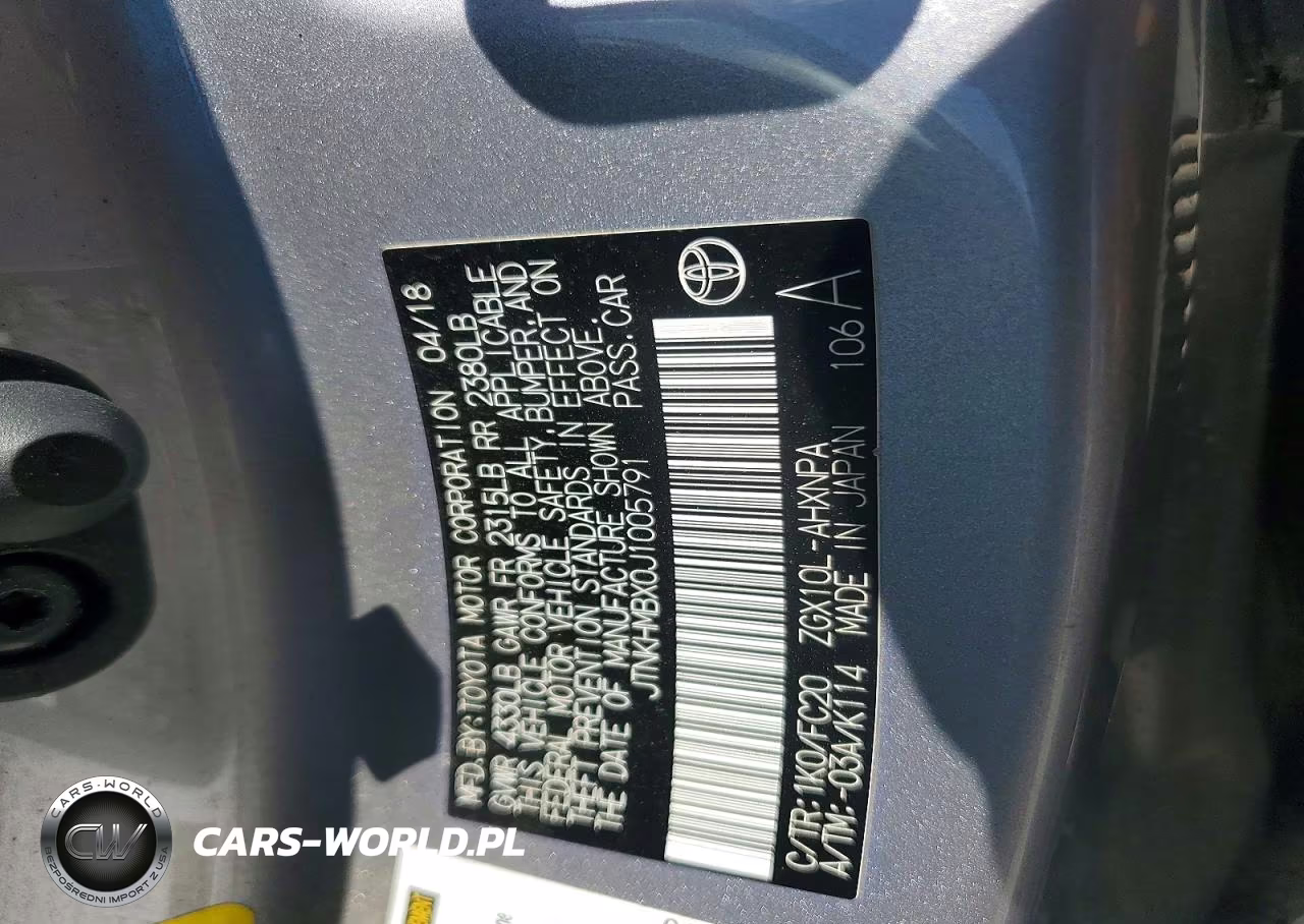 2018 Toyota C-Hr Xle VIN:JTNKHMBX0J1005791 - 12