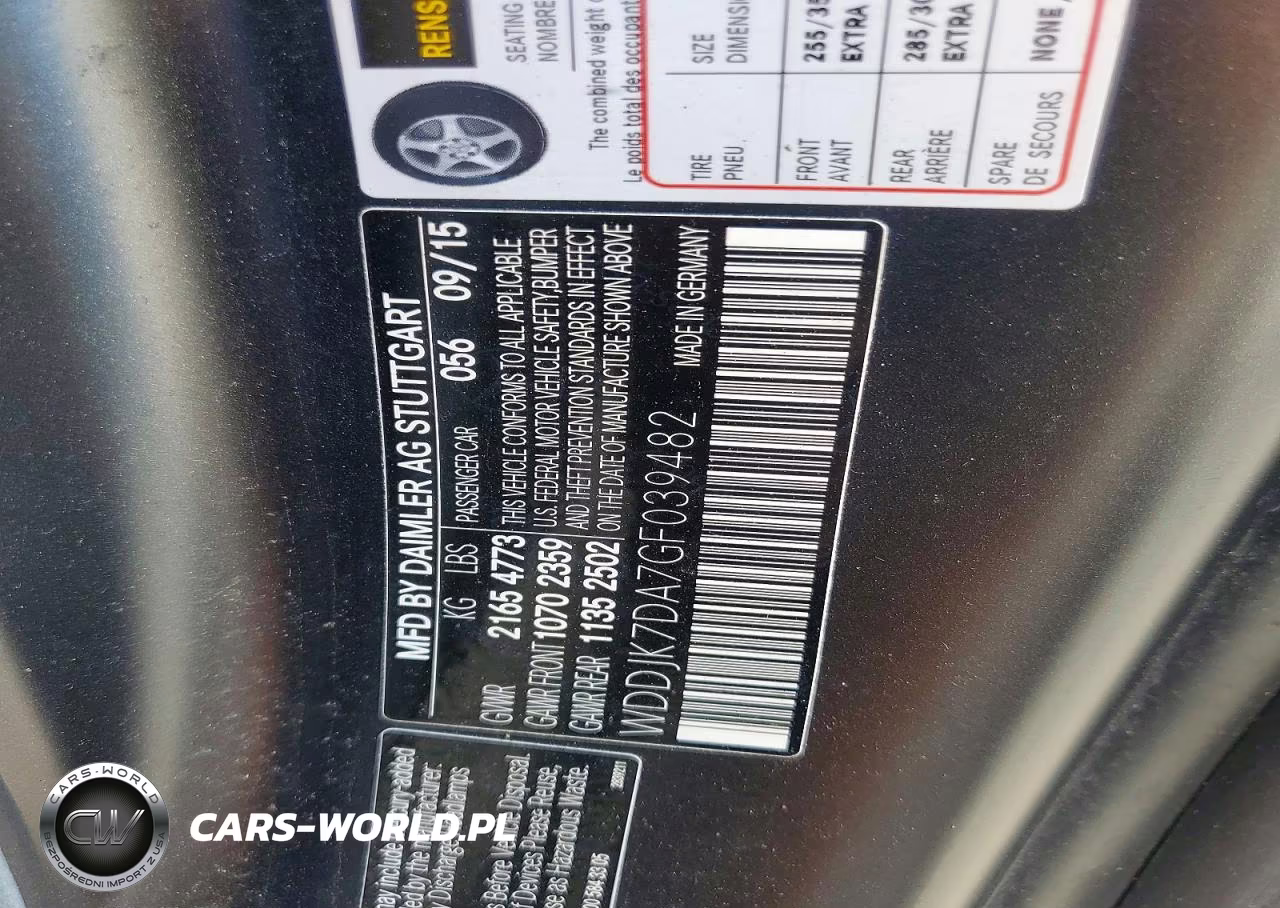 2016 Mercedes-Benz Sl 550 VIN:WDDJK7DA7GF039482 - 12
