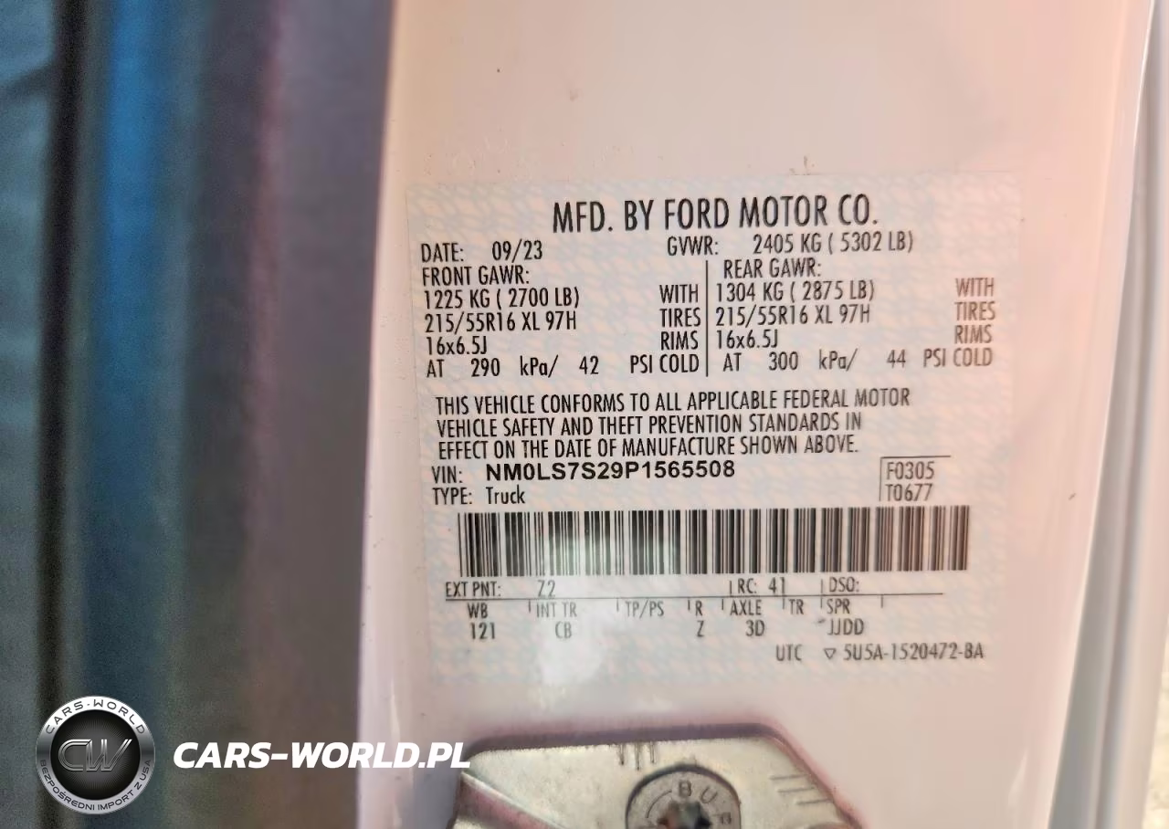 2023 Ford Transit Connect Xl VIN:NM0LS7S29P1565508 - 13