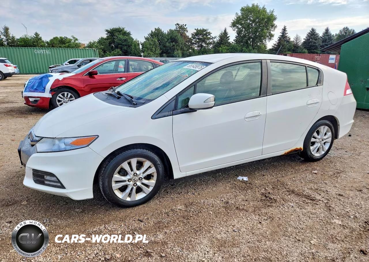 2012 Honda Insight Ex VIN:JHMZE2H77CS000140 - 1