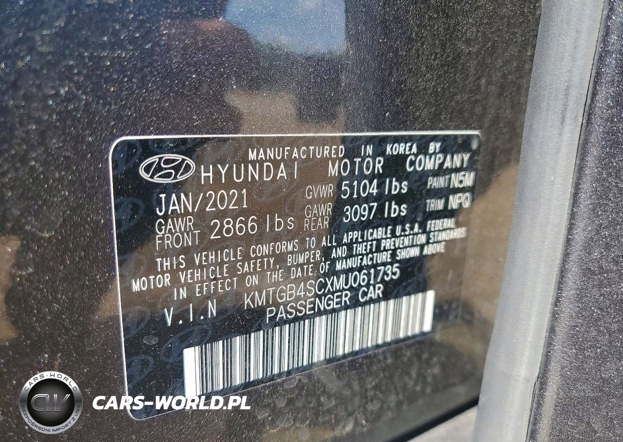 2021 Genesis G80 2.5T VIN:KMTGB4SCXMU061735 - 13
