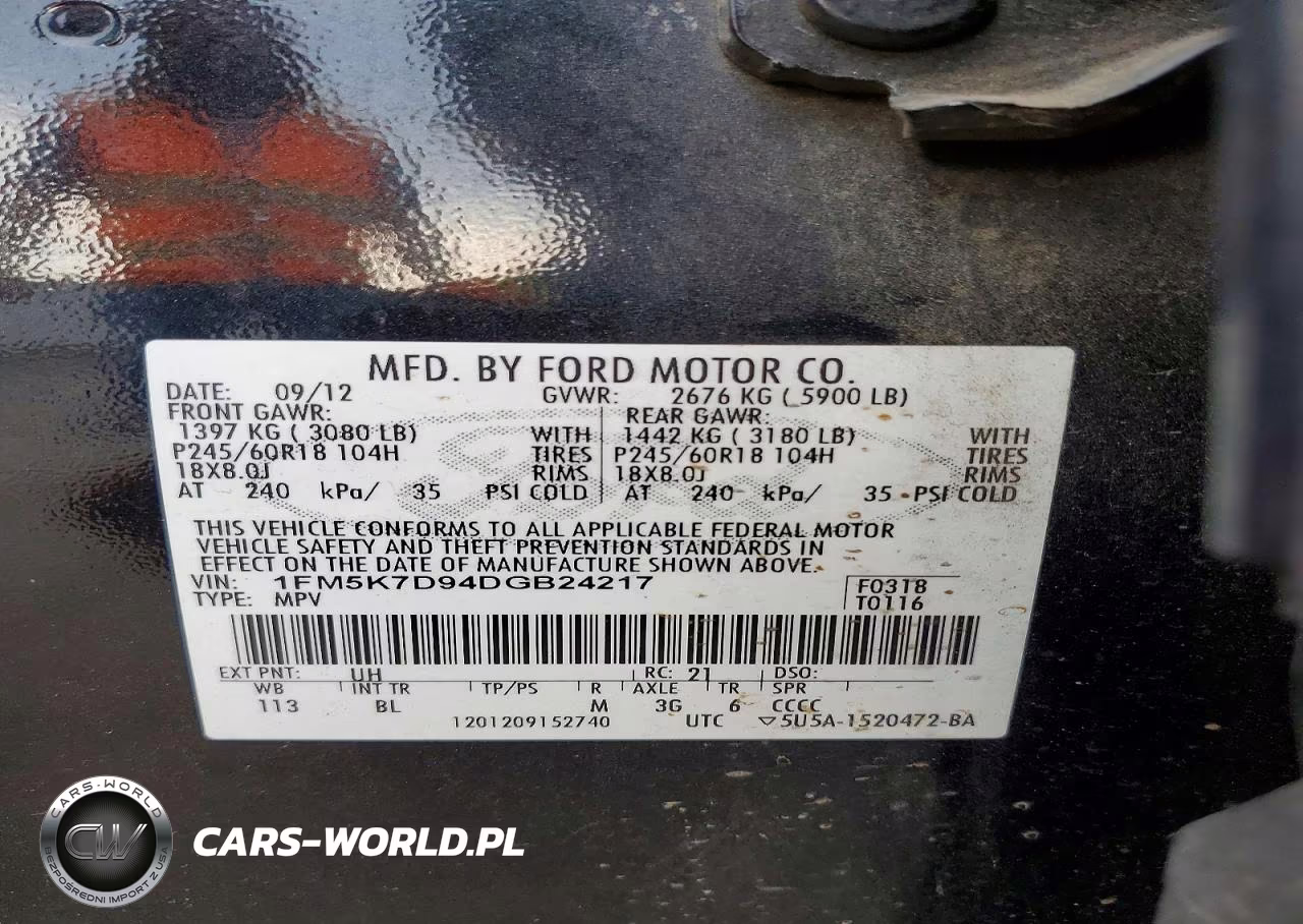 2013 Ford Explorer Xlt VIN:1FM5K7D94DGB24217 - 13