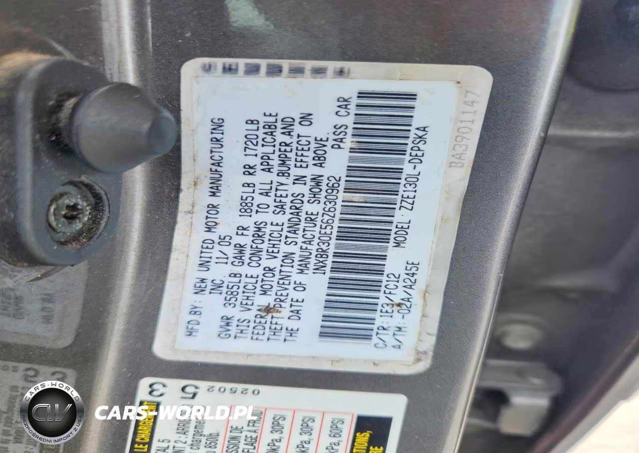 2006 Toyota Corolla S VIN:1NXBR30E56Z630962 - 12