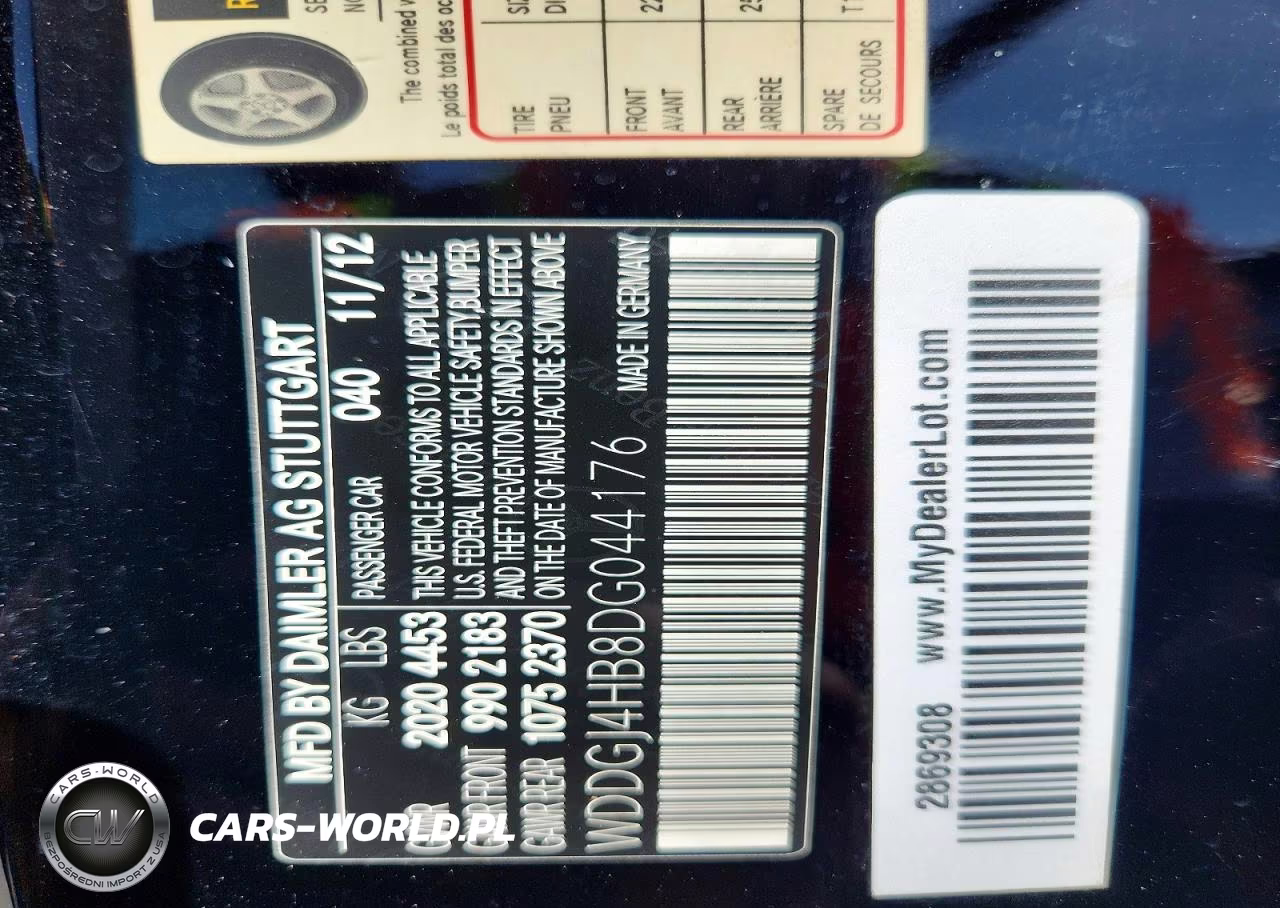 2013 Mercedes-Benz C 250 VIN:WDDGJ4HB8DG044176 - 12