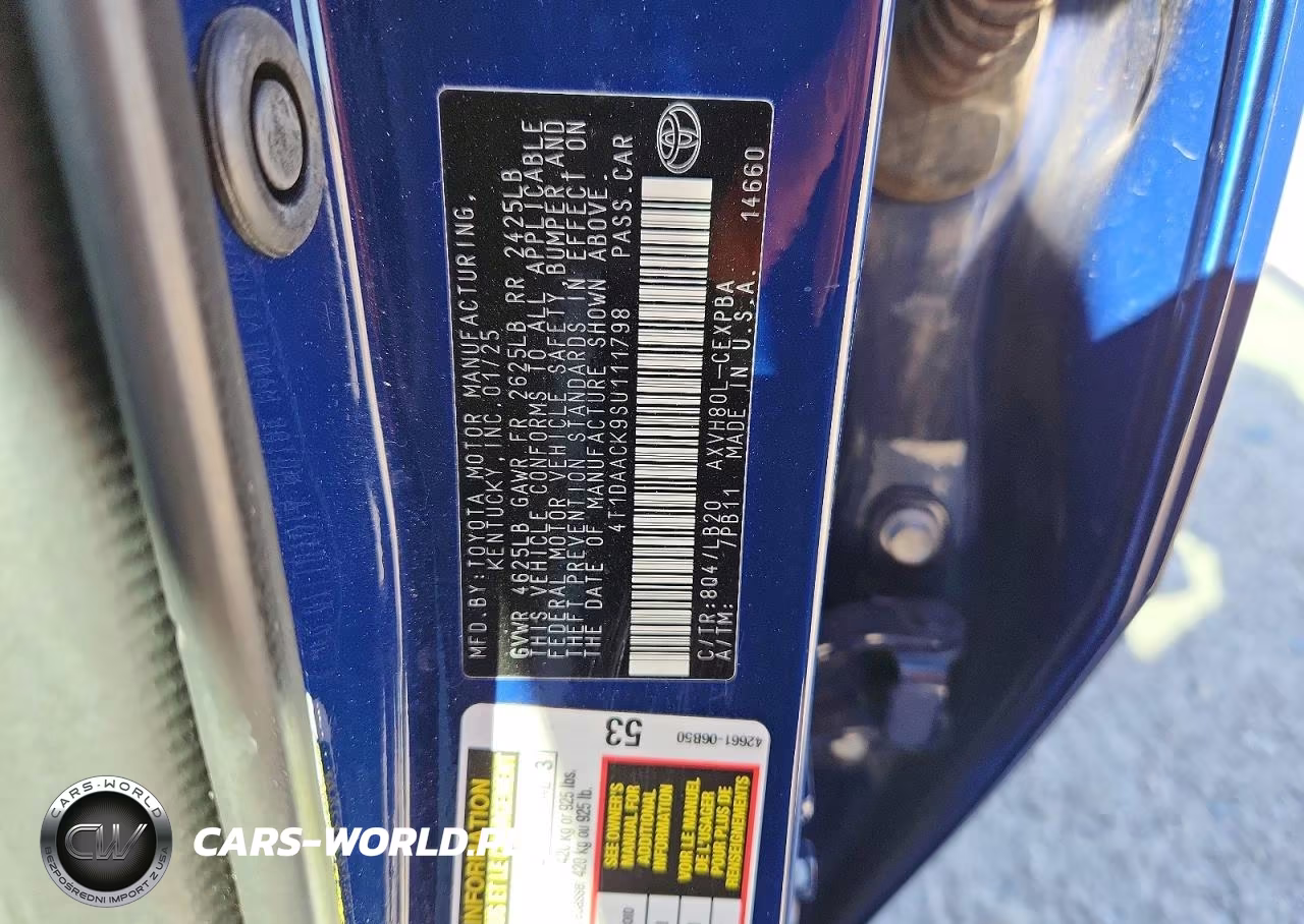 2025 Toyota Camry Xse VIN:4T1DAACK9SU111798 - 12
