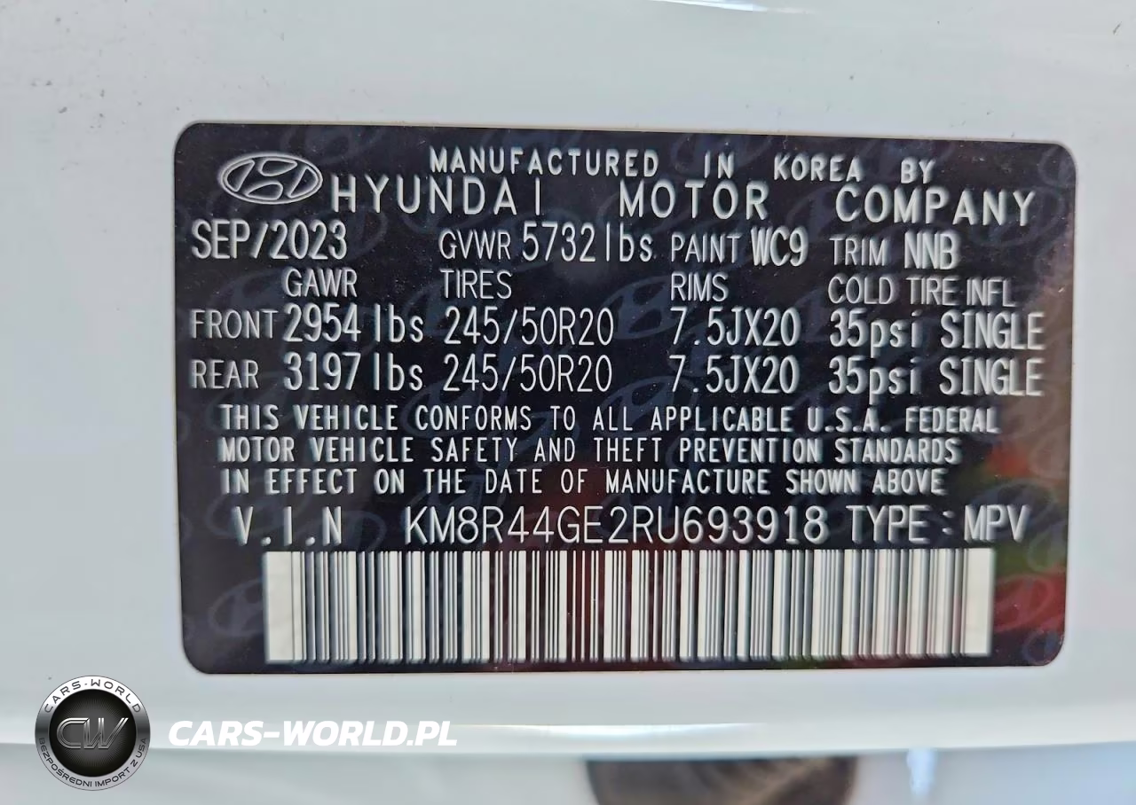 2024 Hyundai Palisade Sel Premium VIN:KM8R44GE2RU693918 - 12
