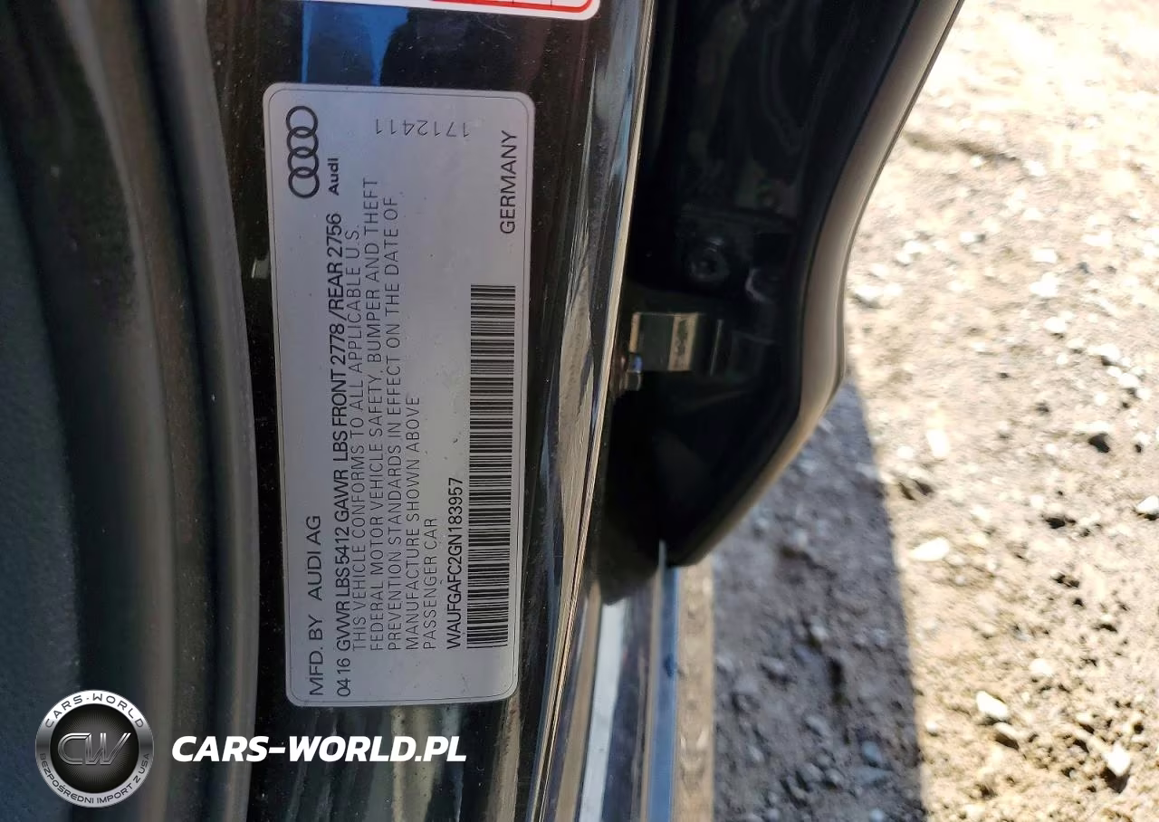 2016 Audi A6 Premium Plus VIN:WAUFGAFC2GN183957 - 13