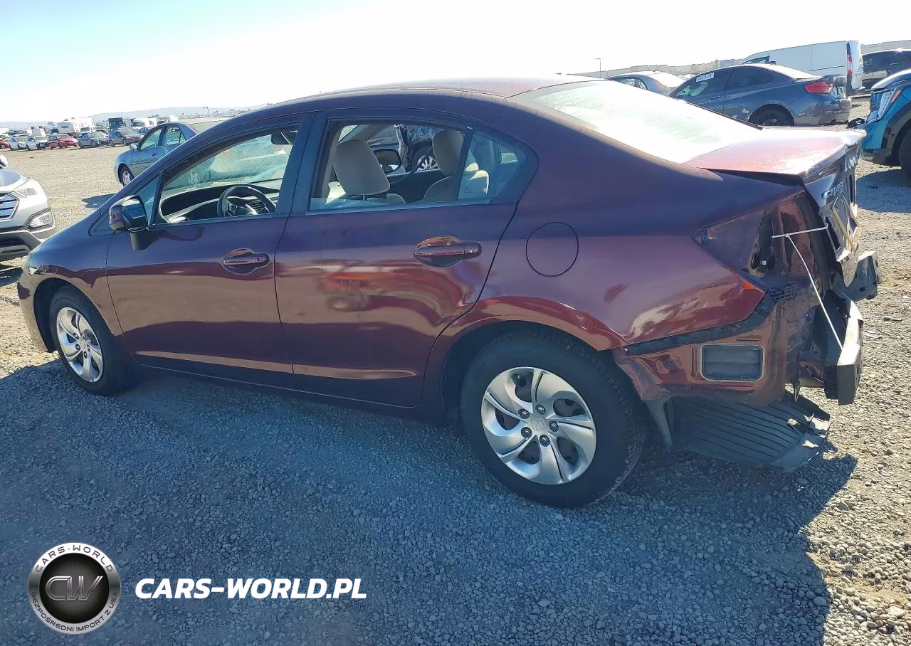 2013 Honda Civic Lx VIN:19XFB2F51DE225088 - 2