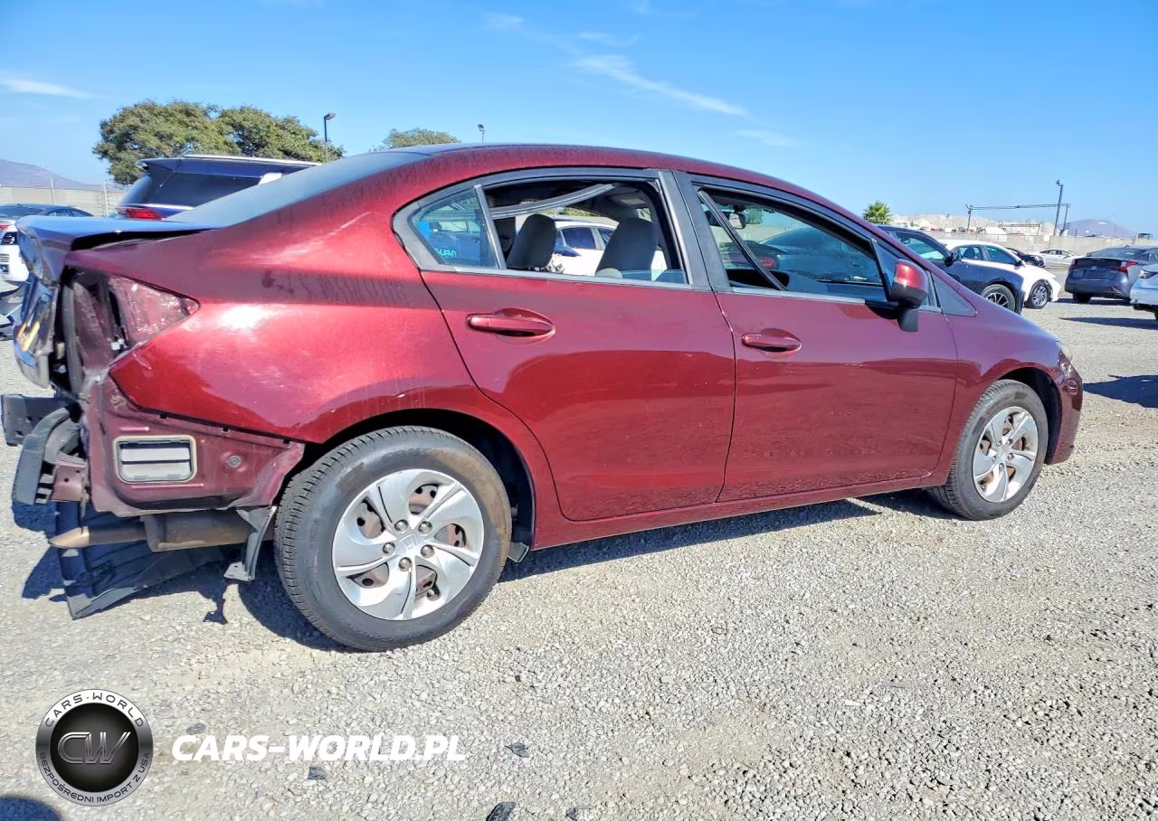2013 Honda Civic Lx VIN:19XFB2F51DE225088 - 3