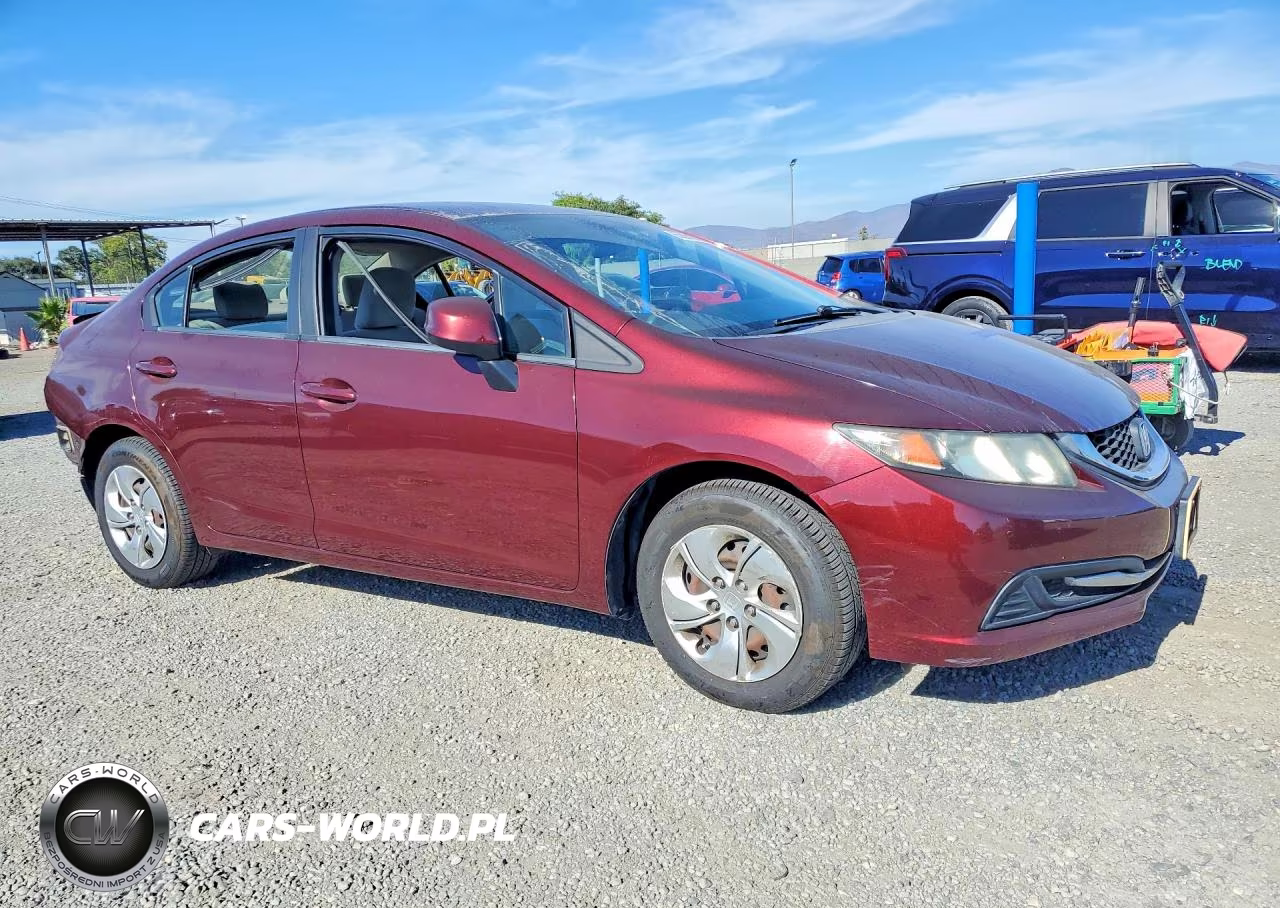 2013 Honda Civic Lx VIN:19XFB2F51DE225088 - 4