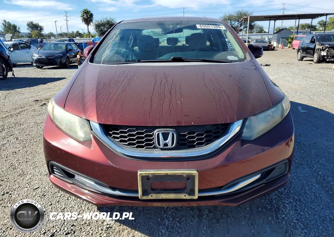 2013 Honda Civic Lx VIN:19XFB2F51DE225088 - 5