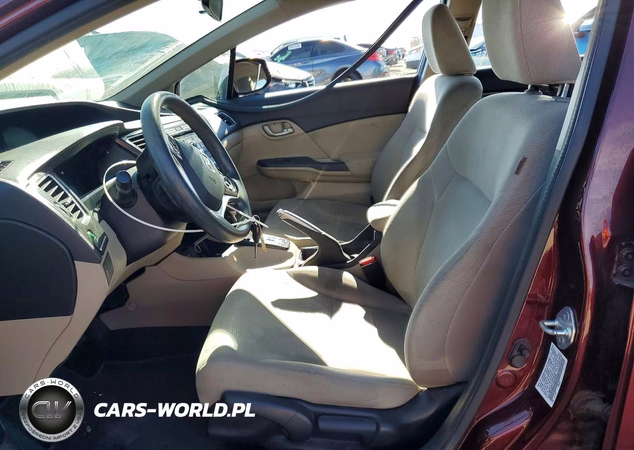 2013 Honda Civic Lx VIN:19XFB2F51DE225088 - 7
