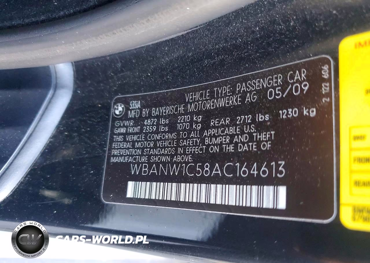 2010 BMW 535 I VIN:WBANW1C58AC164613 - 12