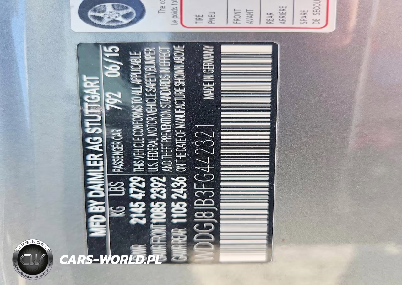2015 Mercedes-Benz C 350 4Matic VIN:WDDGJ8JB3FG442321 - 12