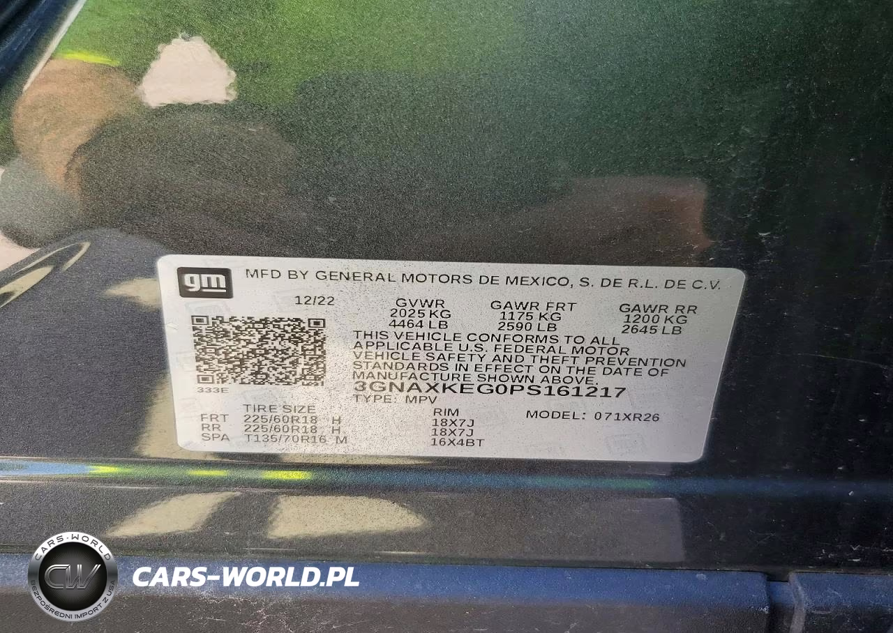 2023 Chevrolet Equinox Lt VIN:3GNAXKEG0PS161217 - 13