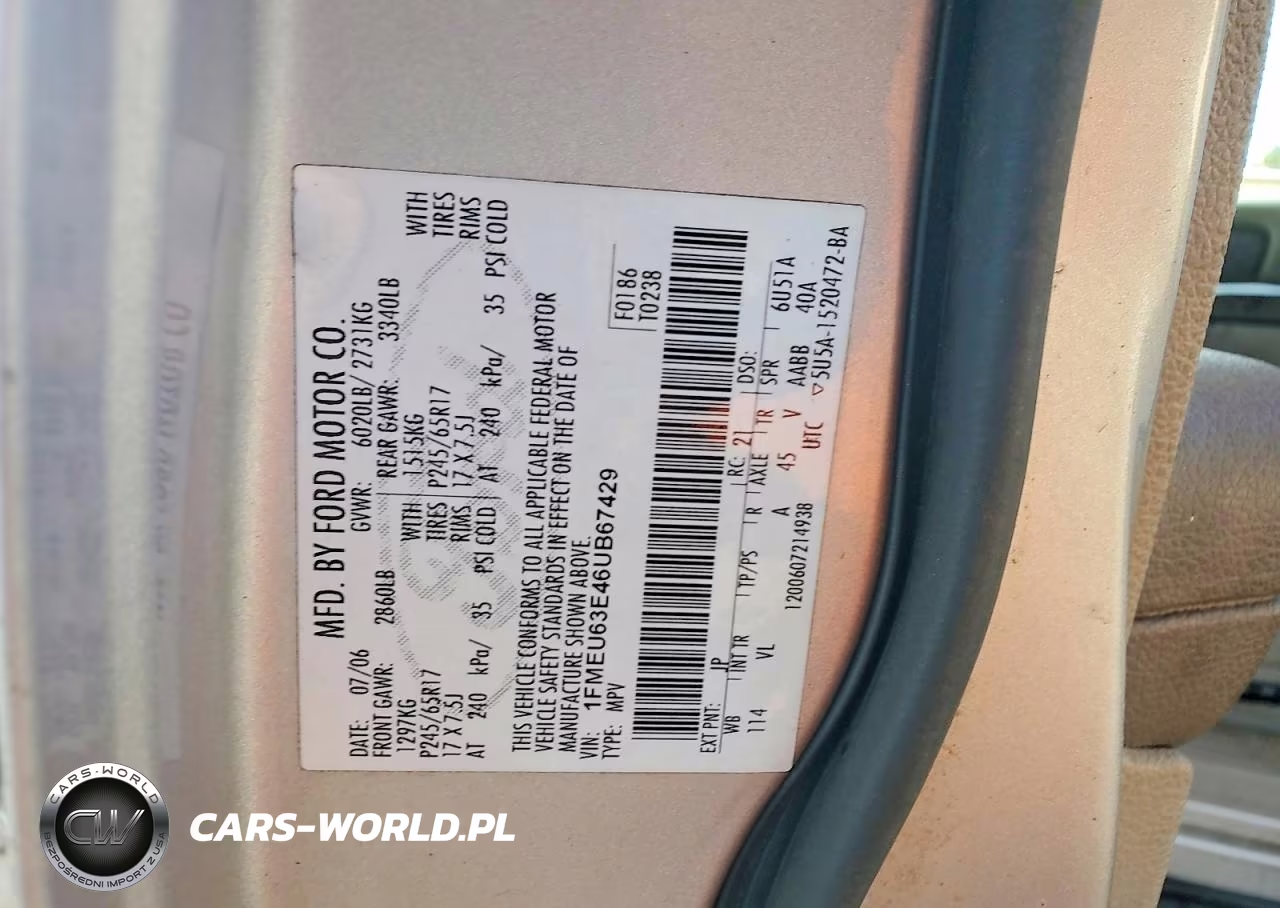 2006 Ford Explorer Xlt VIN:1FMEU63E46UB67429 - 13