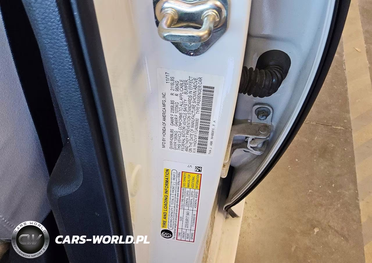 2018 Honda Accord Lx VIN:1HGCV1F17JA056650 - 12