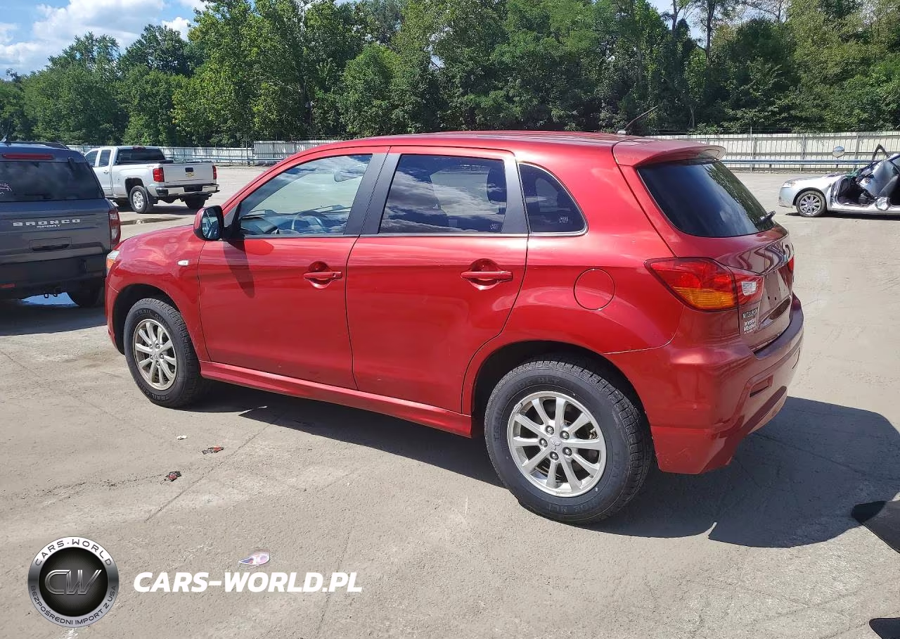 2012 Mitsubishi Outlander Sport Es VIN:JA4AP3AU3CZ010115 - 2