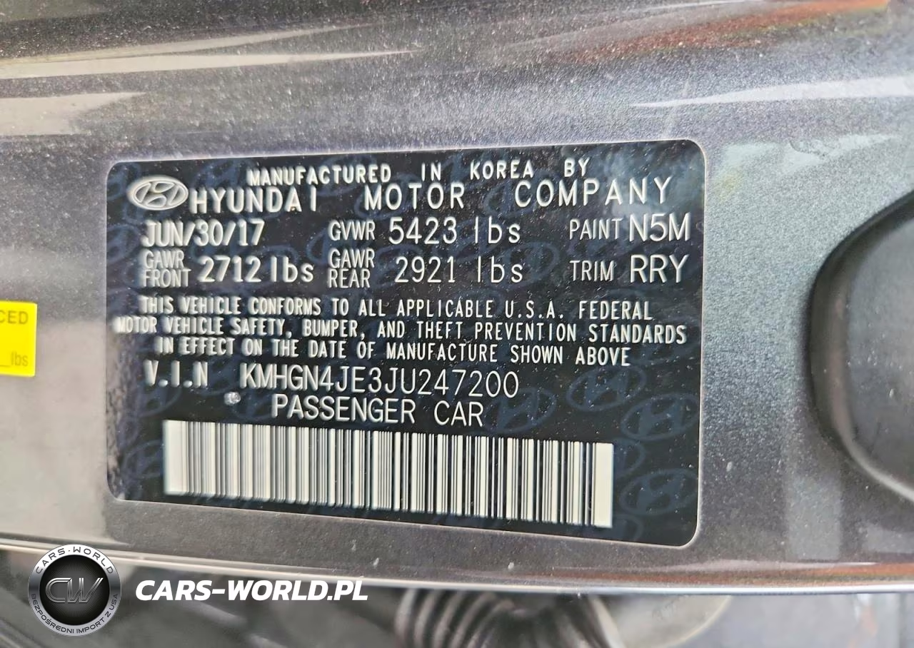 2018 Genesis G80 3.8 VIN:KMHGN4JE3JU247200 - 12