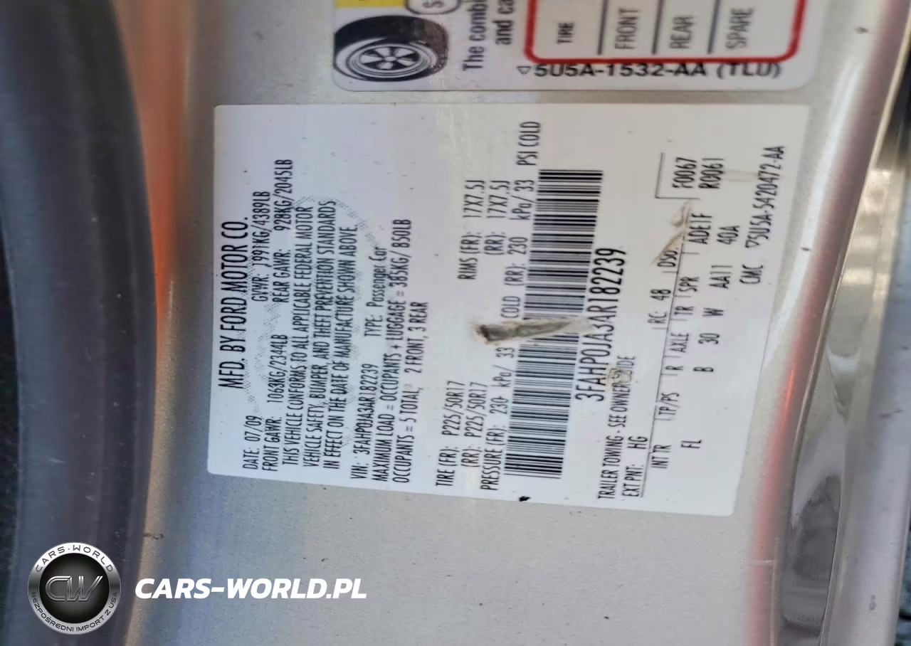 2010 Ford Fusion Sel VIN:3FAHP0JA3AR182239 - 12