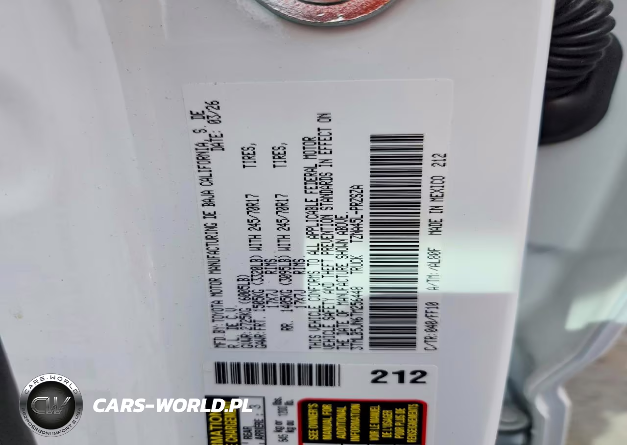 2026 Toyota Tacoma Sr5 VIN:3TMLB5JN6TM256448 - 13