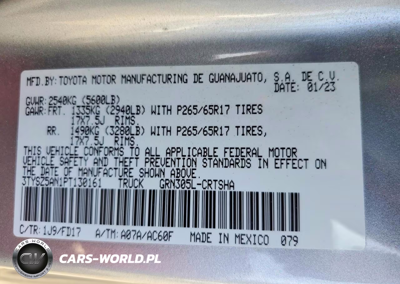 2023 Toyota Tacoma Trd Sport VIN:3TYSZ5AN1PT130161 - 12