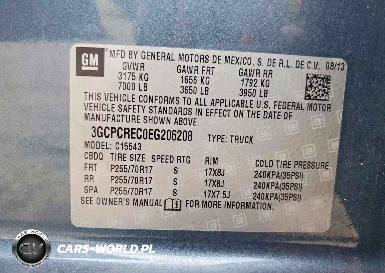 2014 Chevrolet Silverado C1500 Lt VIN:3GCPCREC0EG206208 - 12
