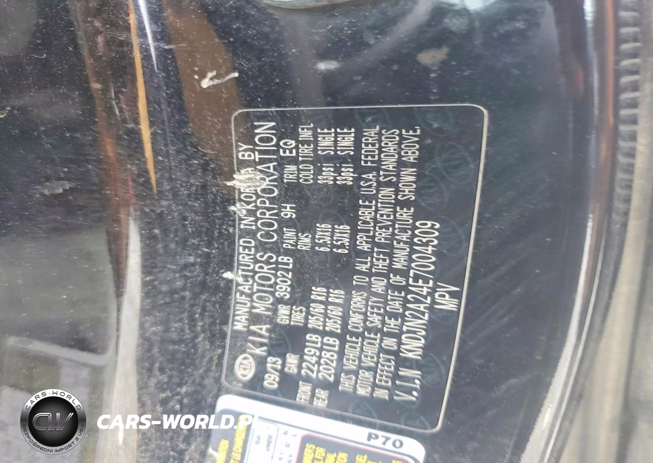 2014 Kia Soul Base VIN:KNDJN2A24E7004309 - 12
