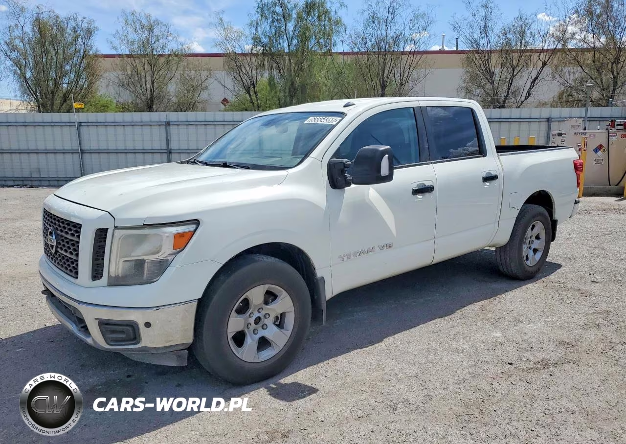 2019 Nissan Titan Sv VIN:1N6AA1E58KN502818 - 1
