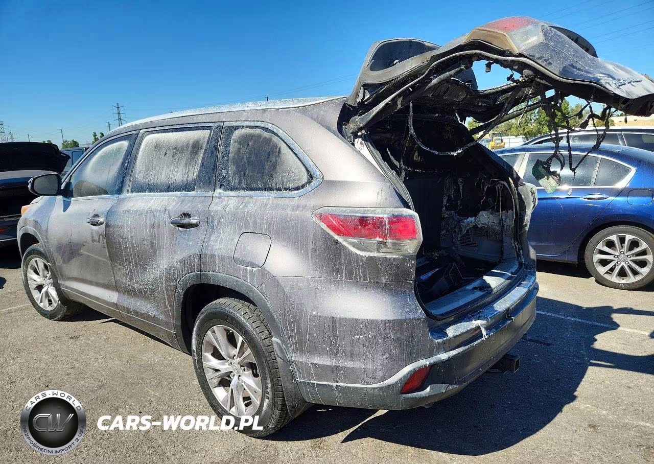 2015 Toyota Highlander Xle VIN:5TDKKRFH4FS070739 - 2