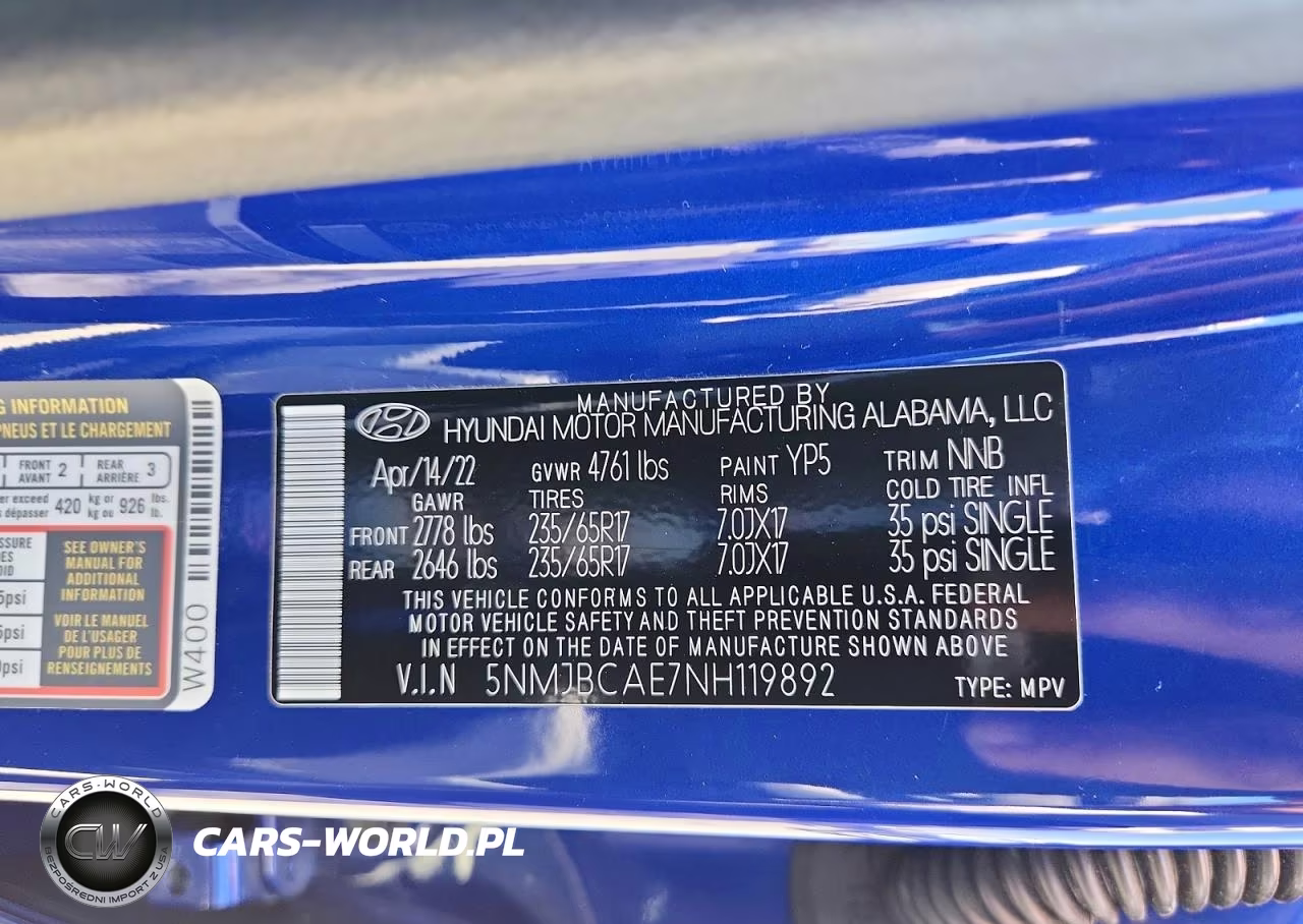 2022 Hyundai Tucson Sel VIN:5NMJBCAE7NH119892 - 13