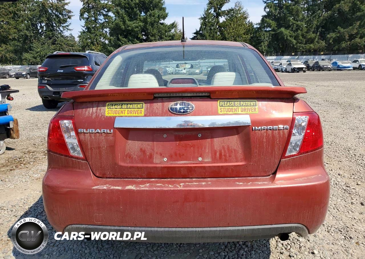 2009 Subaru Impreza 2.5I VIN:JF1GE61629H513261 - 6