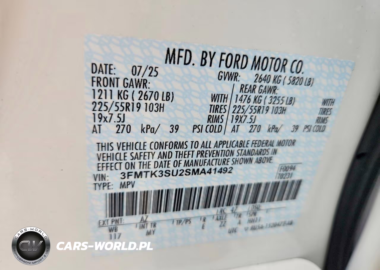 2025 Ford Mustang Mach-E Premium VIN:3FMTK3SU2SMA41492 - 13
