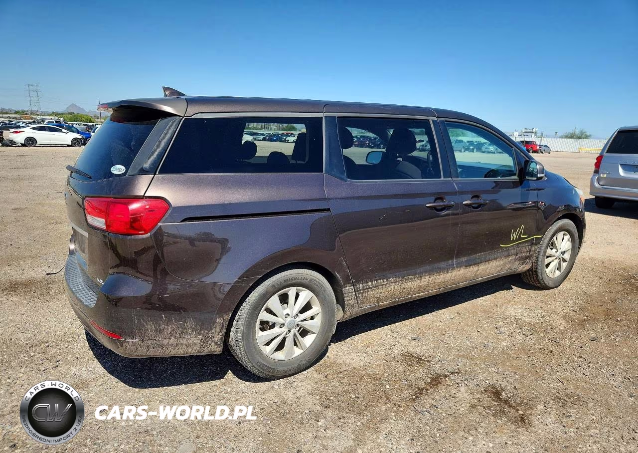 2017 Kia Sedona Lx VIN:KNDMB5C16H6232589 - 3