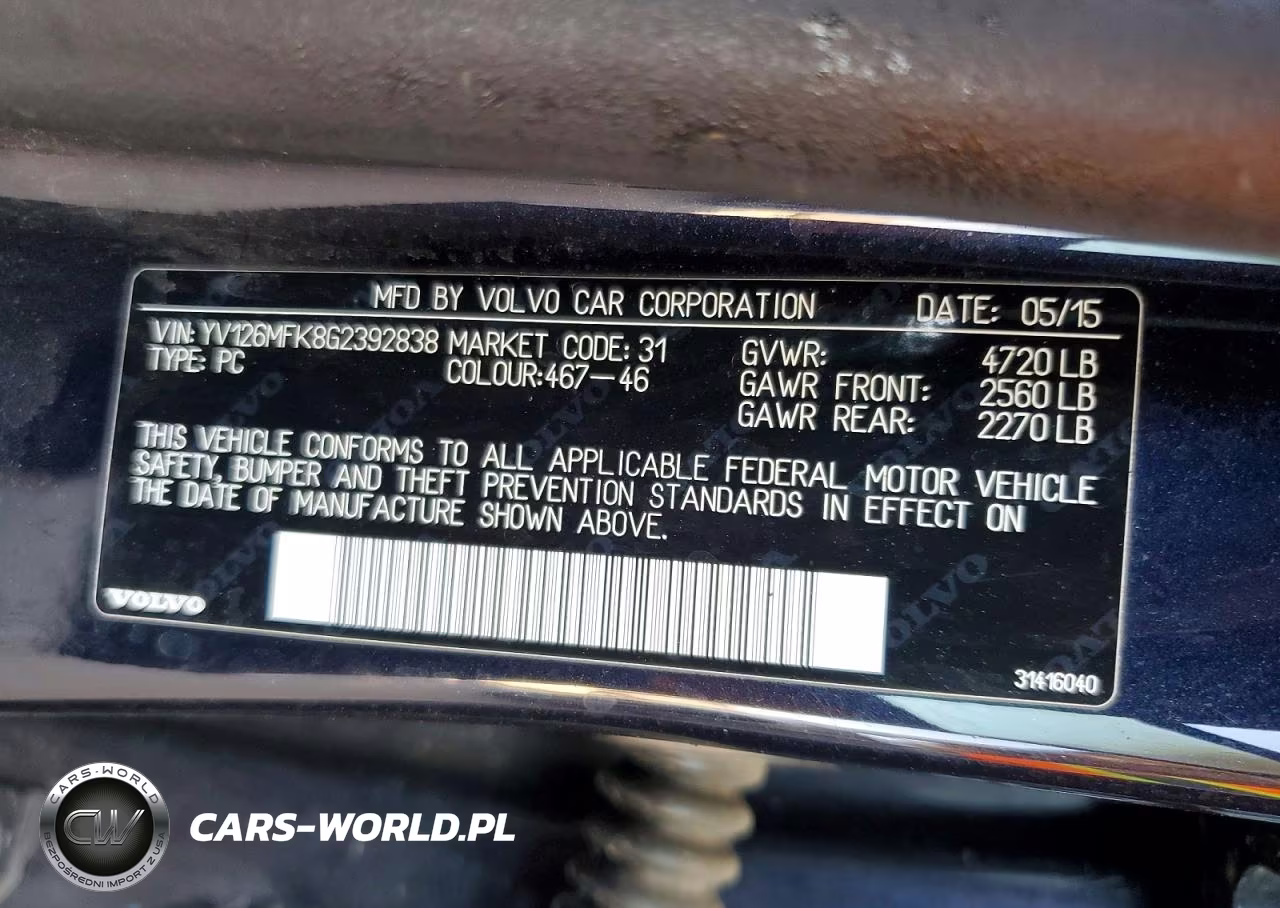 2016 Volvo S60 Premier VIN:YV126MFK8G2392838 - 12